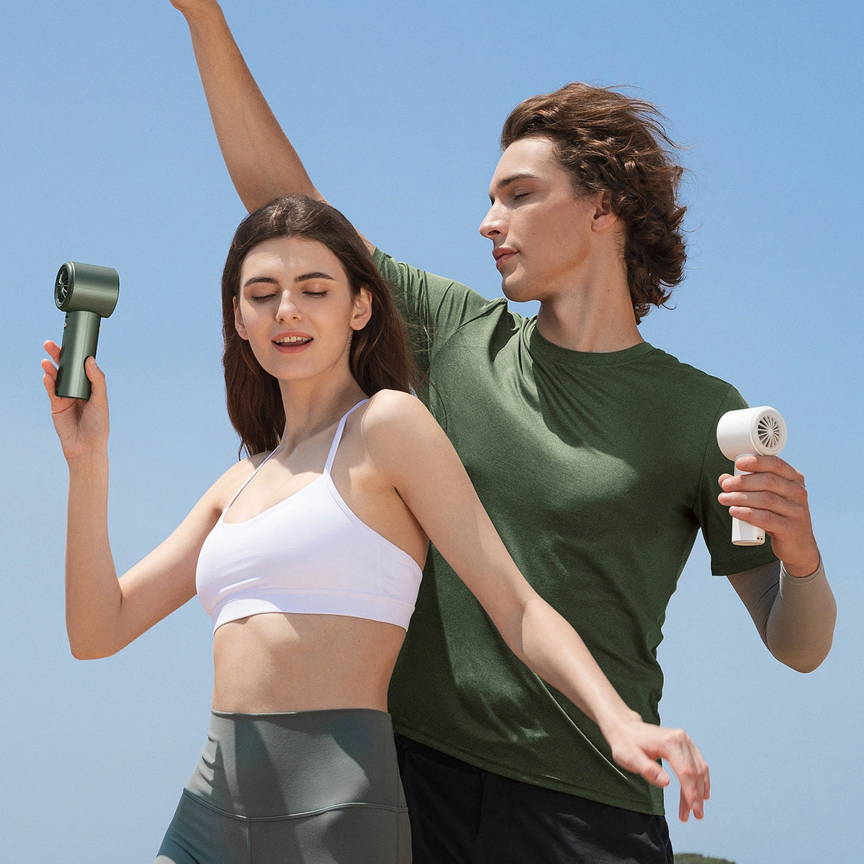 Jisulife Handheld Fan Pro1 FA53 (ABS) Mini Blower Portable USB Fan - hvid