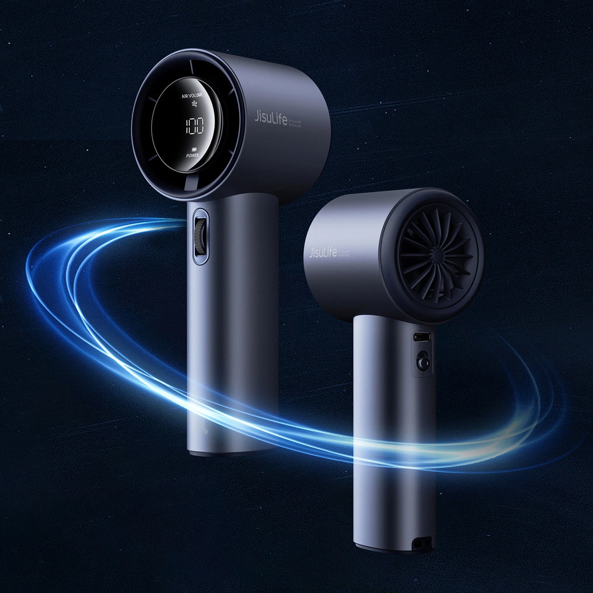 Jisulife Handheld Fan Pro1 FA53 (ABS) Mini Blower Portable USB Fan - Blå