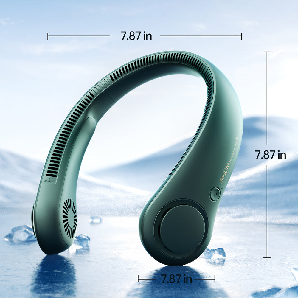 Jisulife Halsventilator Life3 Bærbar USB Halsventilator - Grøn