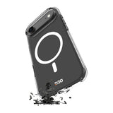 Puro Impact Clear D3O TPU+PC MagSafe Kompatibel Case til iPhone 17 Air - Gennemsigtig