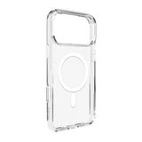 Puro Lite Mag TPU+PC Case Kompatibel med MagSafe til iPhone 17 Pro Max - Transparent med hvid ring