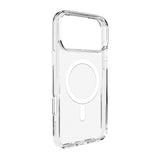 Puro Lite Mag TPU+PC Case Compatible with MagSafe for iPhone 17 Pro - Transparent with White Ring