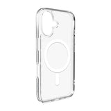 Puro Lite Mag TPU+PC Case Kompatibel med MagSafe til iPhone 17 - Transparent med hvid ring