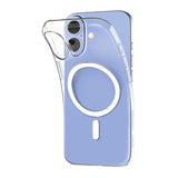 Puro 0.3 MAG Ultra-Slim TPU Case Kompatibel med MagSafe til iPhone 17 - Transparent