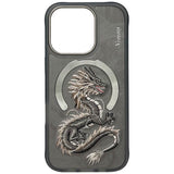Nimmy Dragon MagSafe Case til iPhone 16 Pro - Grå