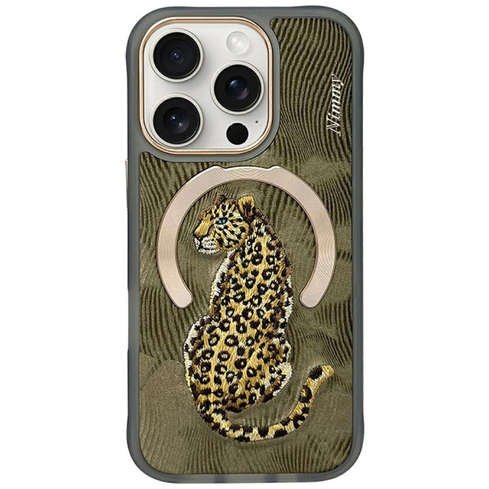 Nimmy Magnetic Fantasy Animal MagSafe Case til iPhone 16 Pro Max - Guld