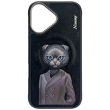 Nimmy Magnetic fashion cute pet MagSafe case for iPhone 16 - black