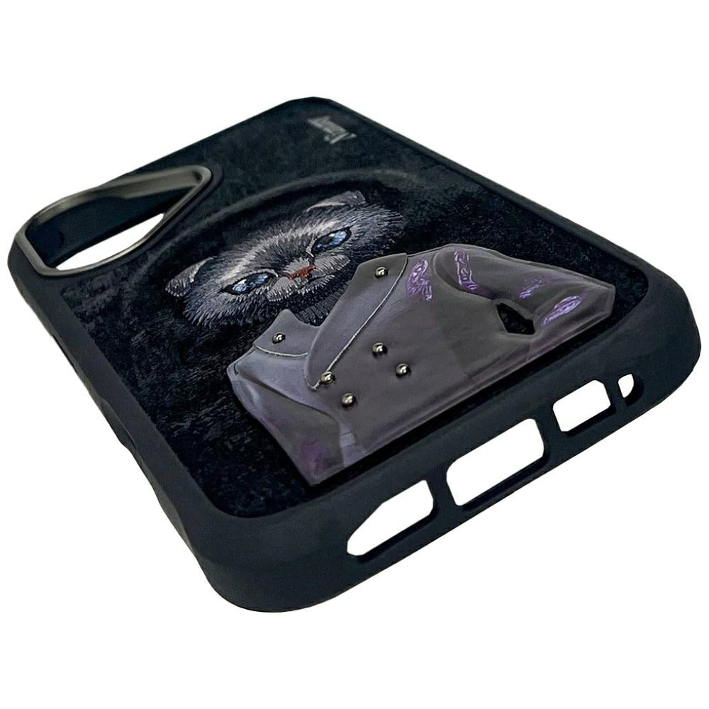 Nimmy Magnetic fashion cute pet MagSafe case for iPhone 16 - black