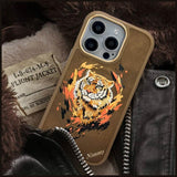 Nimmy Tiger MagSafe-fodral til iPhone 16 Pro - brun