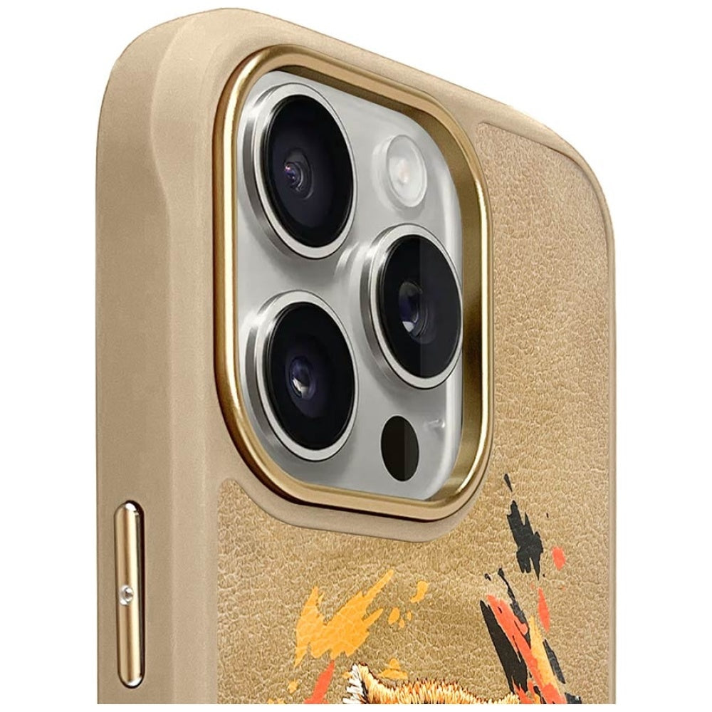 Nimmy Tiger MagSafe-fodral til iPhone 16 Pro - brun