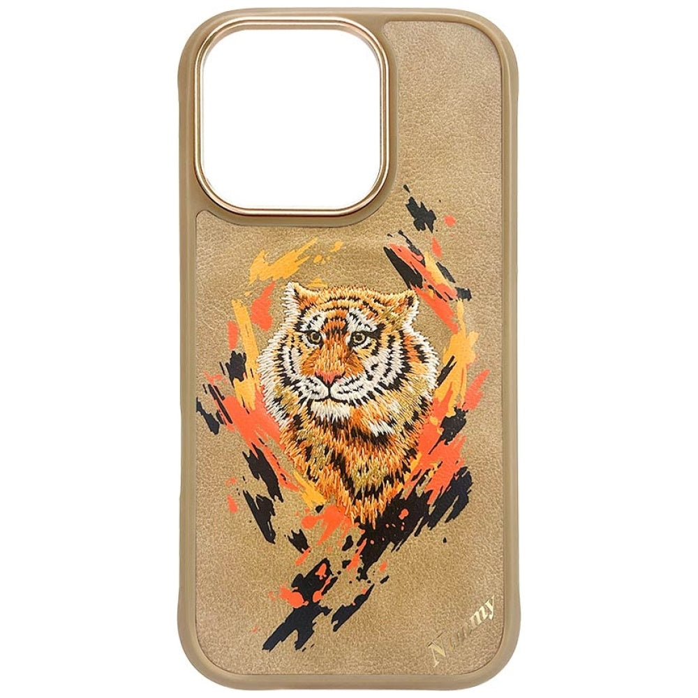 Nimmy Tiger MagSafe-fodral til iPhone 16 Pro - brun