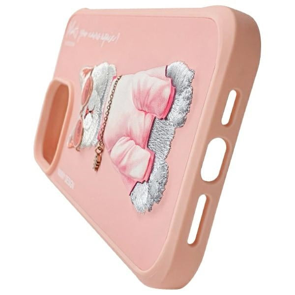 Nimmy Briller Cool Cat Case til iPhone 15 Pro Max - Pink