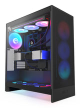 NZXT H series H7 Flow RGB Tårn ATX Ingen strømforsyning Sort