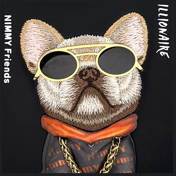 Nimmy Briller Cool Dog Case til iPhone 16 Pro - sort