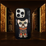 Nimmy Briller Cool Dog Case til iPhone 16 Pro - sort