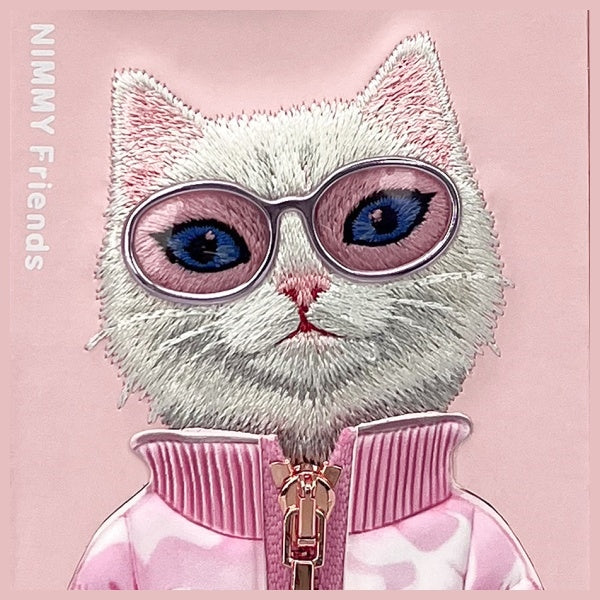 Nimmy Cool&Cute 2.0 Cat Case til iPhone 16 Pro - Pink