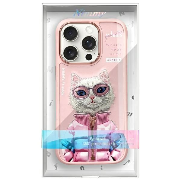 Nimmy Cool&Cute 2.0 Cat Case til iPhone 16 Pro Max - Pink