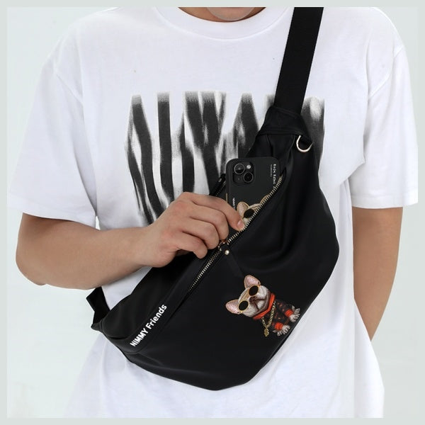 Nimmy Crossbody Briller Cool Dog skuldertaske - sort