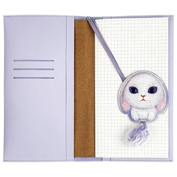 Nimmy Big Eyed Pet 2.0 Rabbit 2-i-1 Notebook + Pen Set - Purple