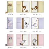 Nimmy Big Eyed Pet 2.0 Rabbit 2-i-1 Notebook + Pen Set - Purple