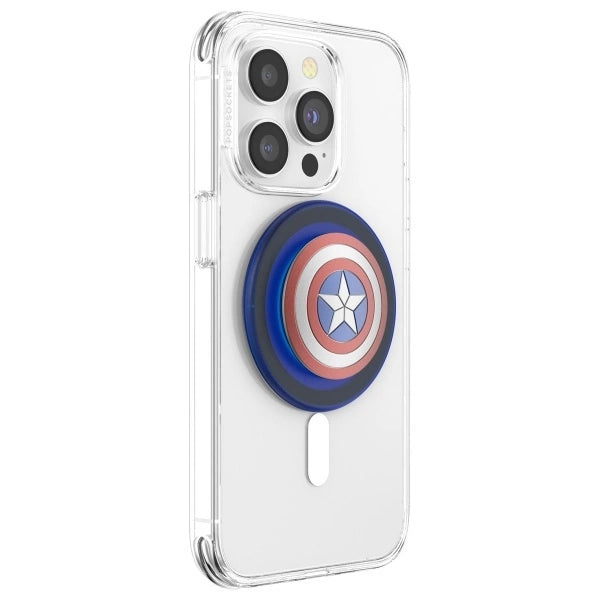 Popsockets 2 Captain America Telefonholder og Stand med MagSafe