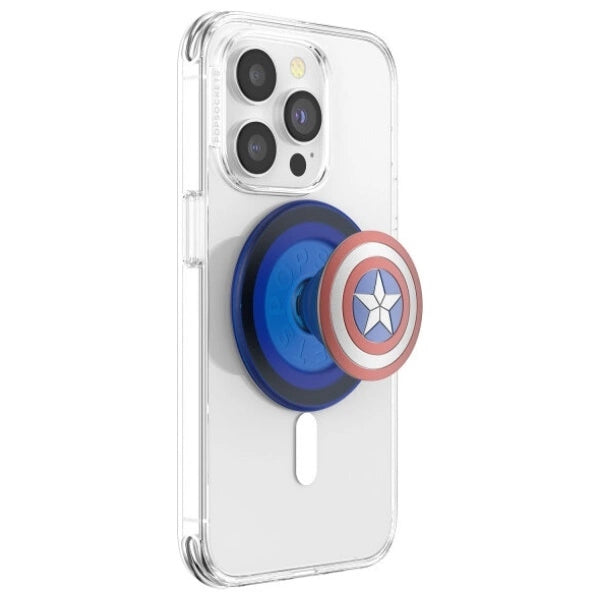 Popsockets 2 Captain America Telefonholder og Stand med MagSafe