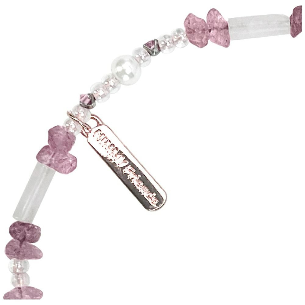 Nimmy Magnetisk Håndbinde Taske Charm - Pink