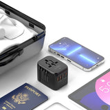 Tech-Protect TA200 EU / UK / US / AU adapter - sort