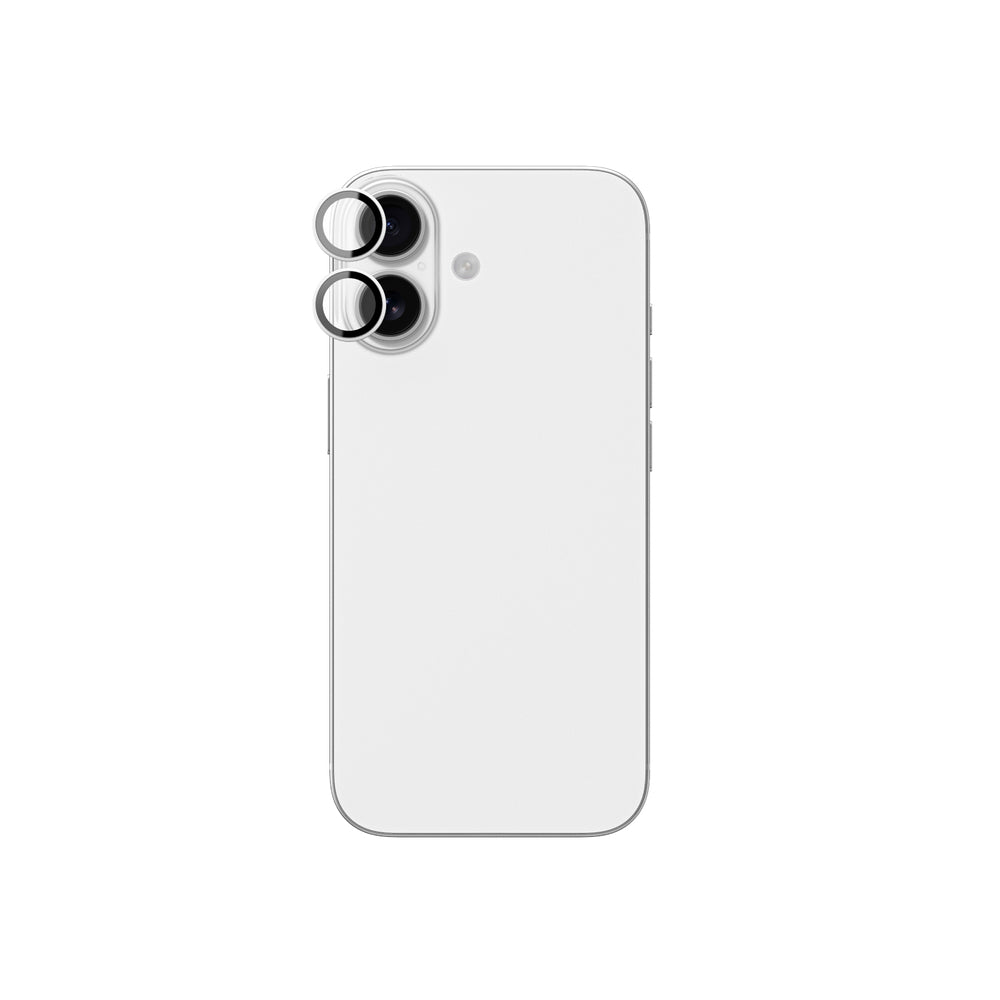 AmazingThing Lens Glass til iPhone 17 med Silver Aluminium Frame