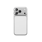 AmazingThing Lens Glass til iPhone 17 Pro / Pro Max med Silver Aluminium Frame