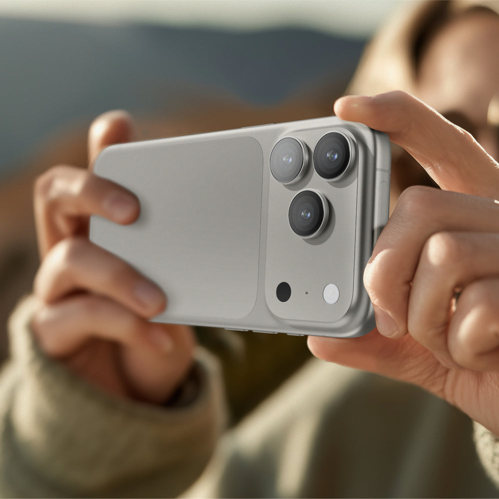 AmazingThing Sapphire Camera Glass til iPhone 17 Pro / Pro Max - med sort ramme