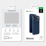 AmazingThing Minimal Air Case til iPhone 17 Pro Max Kompatibel med MagSafe - Blå