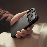 AmazingThing Glamour iPhone 17 Pro Case med Stativ - sort