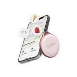 SBS Track My Circle Waterproof IP65 Locator Kompatibel med Apple Find My - Pink