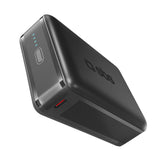 Powerbank SBS 20000mAh 65W PD AFC USB-C USB-A til bærbar computer, tablet, smartphone - sort