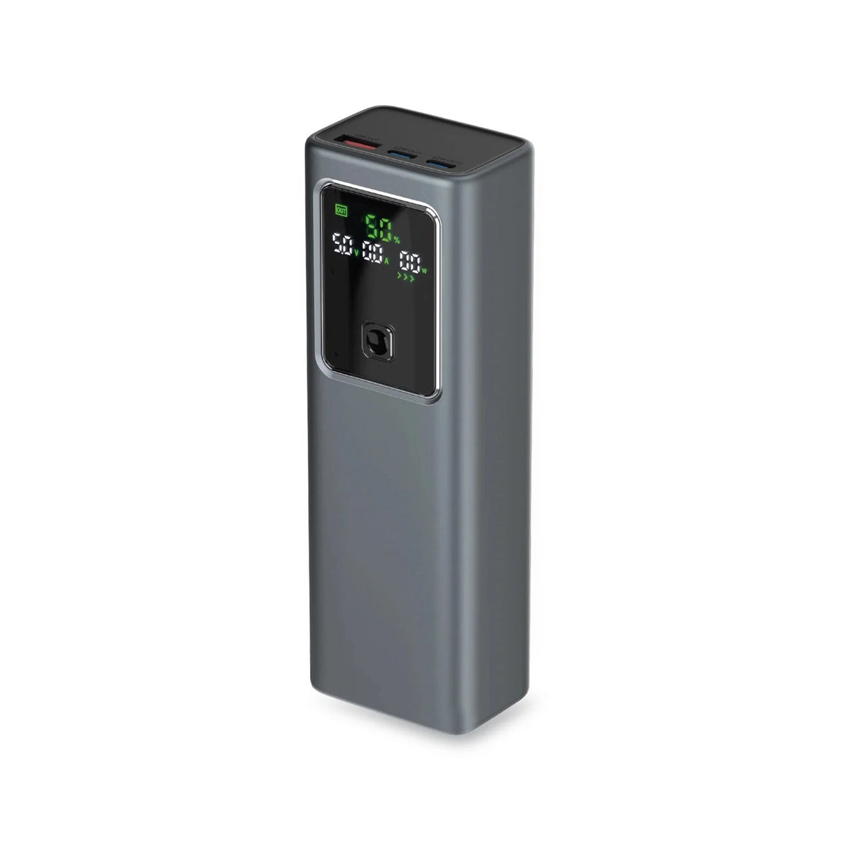 Powerbank SBS 20000mAh PD 100W med LCD-skærm - grå