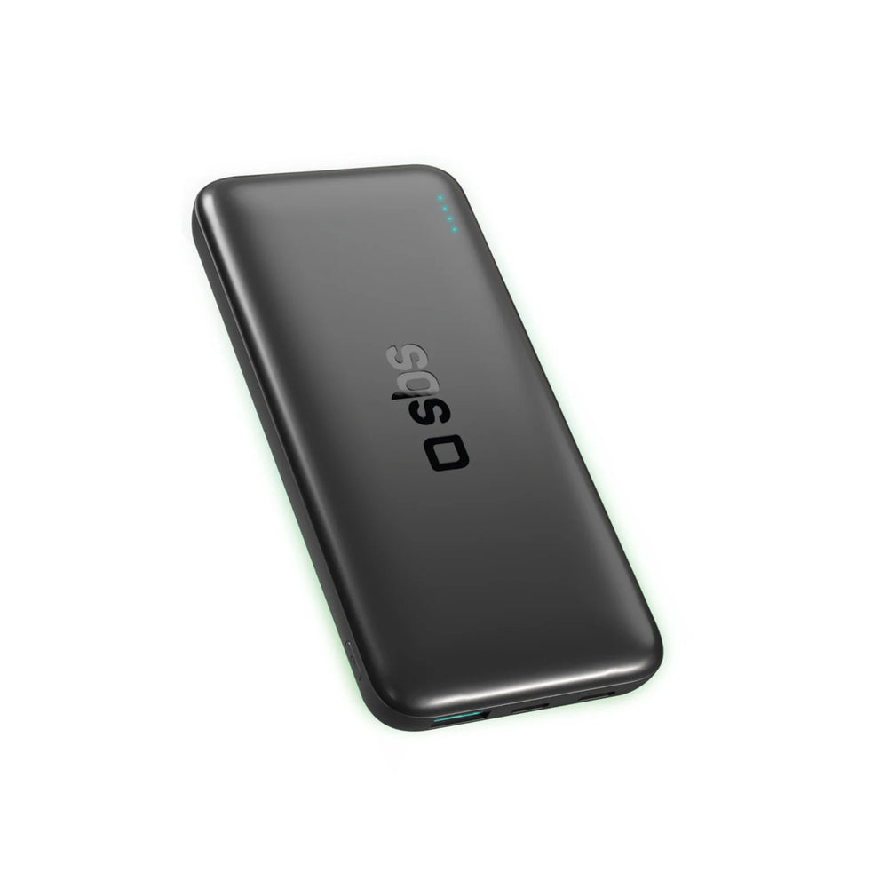 SBS Infinity Power Bank 10000mAh 10W LiFePo4 USB-A USB-C - sort