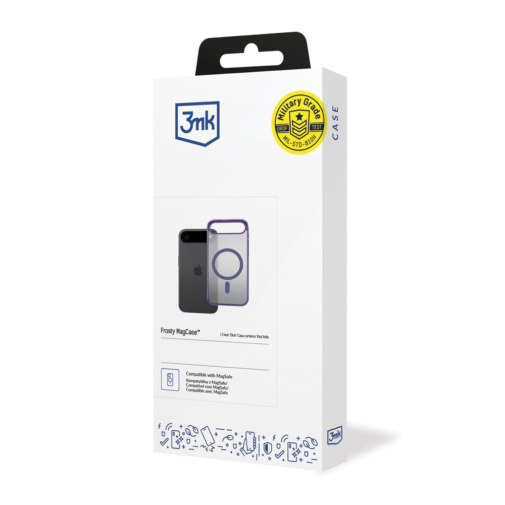 3mk Frosty MagCase til iPhone 17 Air - lilla