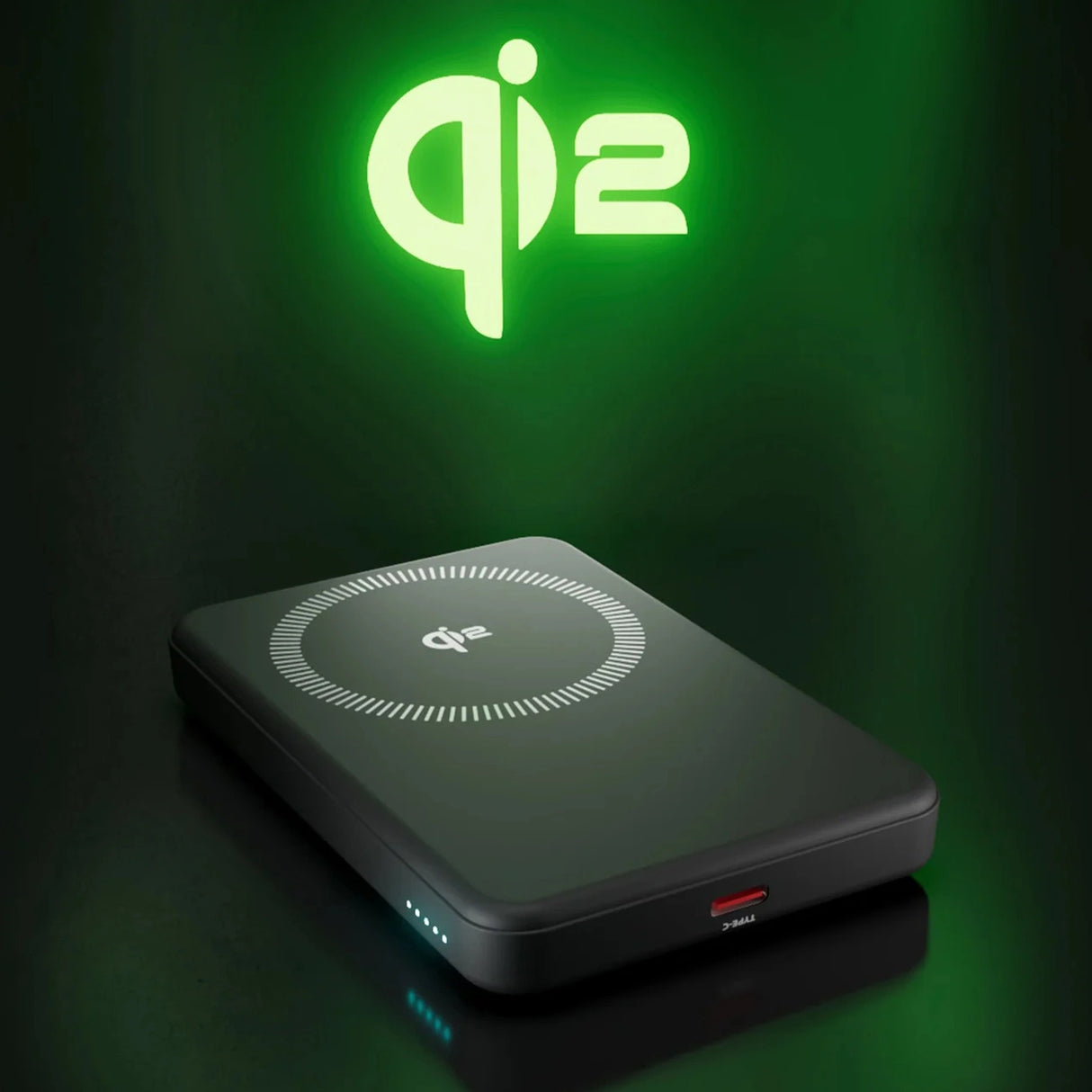 SBS Mag Power Qi2 5000 mAh Powerbank Kompatibel med MagSafe - sort