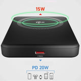 SBS Mag Power Qi2 5000 mAh Powerbank Kompatibel med MagSafe - sort