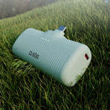 SBS EcoPower 5000 mAh 10W Powerbank med indbygget USB-C-port - Grøn