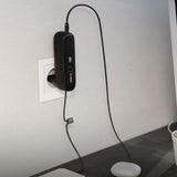 SBS Hybrid PD 20W 5000mAh Power Bank med indbygget kabel og foldable plug - sort