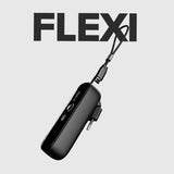 SBS Hybrid PD 20W 5000mAh Power Bank med indbygget kabel og foldable plug - sort