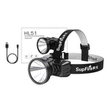Superfire HL51 lommelygte, 160 lm, micro-USB, 4 tilstande, 300 m