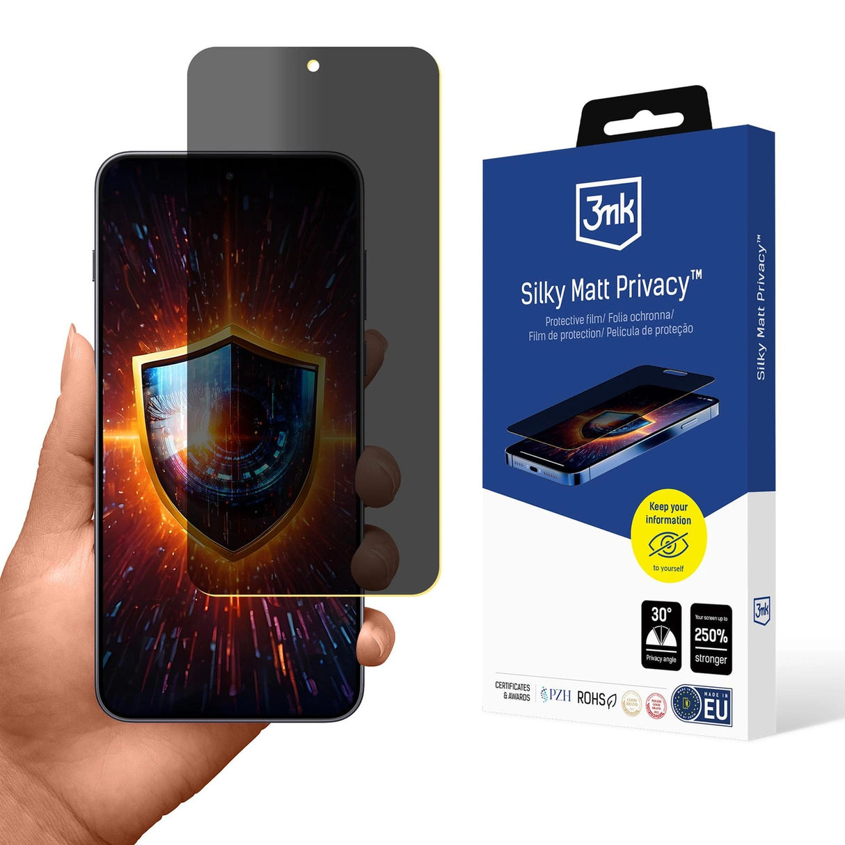 3mk Silky Matt Privacy Screen Protector til OnePlus Nord 5
