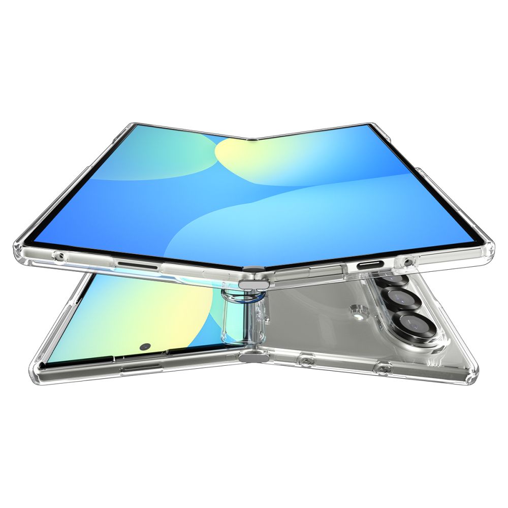 Spigen Tough Armor Pro Mag MagSafe Case til Samsung Galaxy Z Fold 7 - Klar og hvid