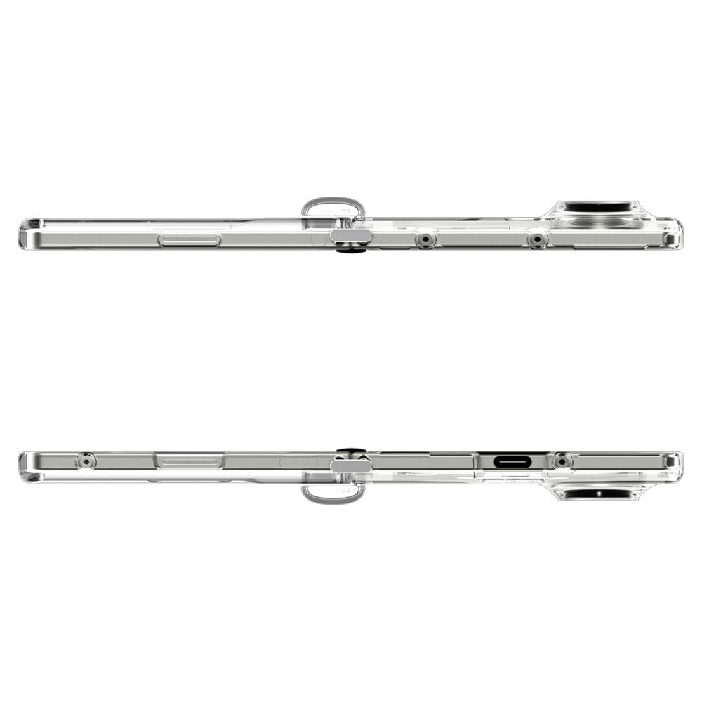 Spigen Tough Armor Pro Mag MagSafe Case til Samsung Galaxy Z Fold 7 - Klar og hvid