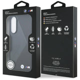 BMW læder overdimensioneret striber MagSafe-foder for Samsung Galaxy S25 Edge - sort