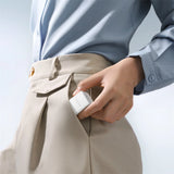 Baseus Palm 1C 20W Wall Charger (med Baseus Mini White USB-C 60W (20V / 3A) 1m Kabel) - Hvid