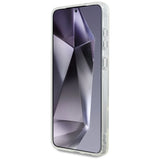 Karl Lagerfeld Button Choupette Head Printed Logo MagSafe Case til Samsung Galaxy S25 Edge - Hvid